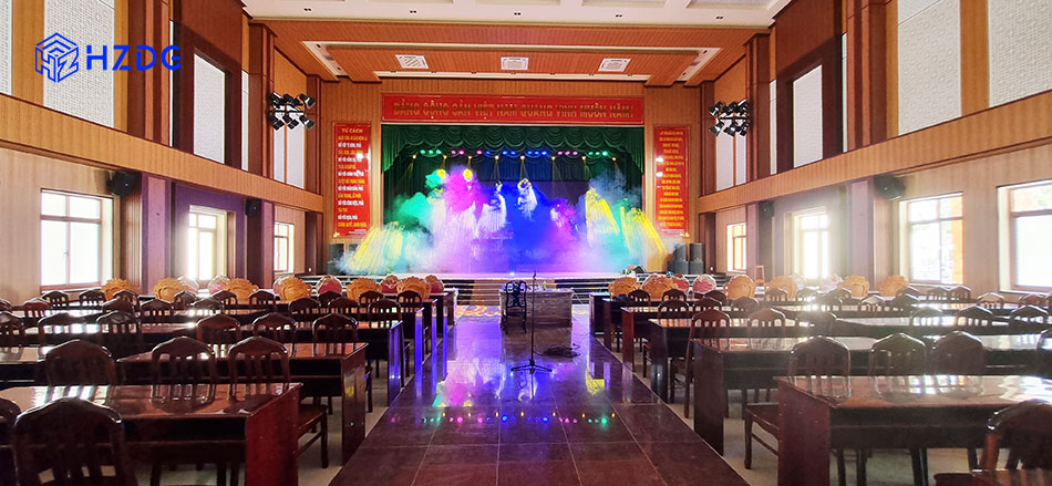 Hệ thống ánh sáng hội trường cho Công an tỉnh Bến Tre