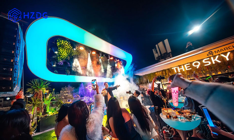 Hệ thống ánh sáng sân khấu cho The 9 Sky Bar