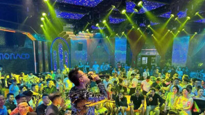 Thi công hệ thống ánh sáng cho Monaco Lounge Tam Đảo