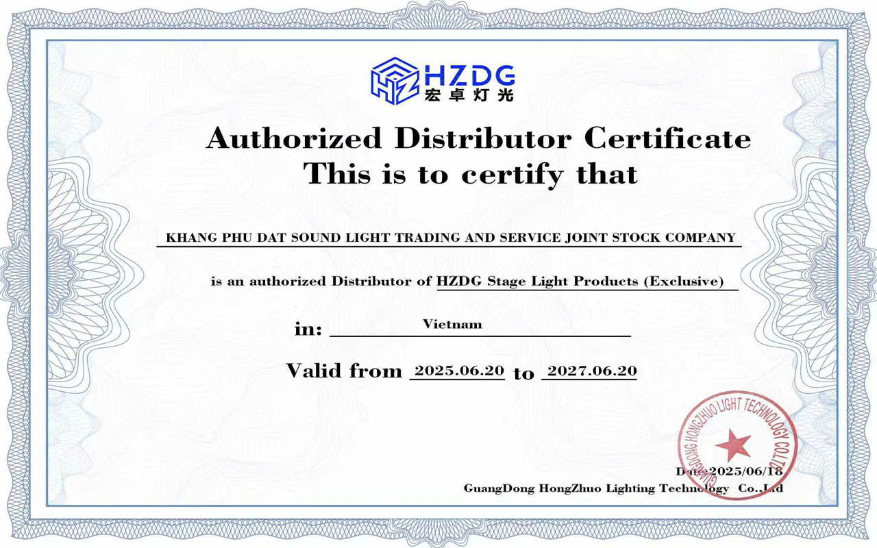 Chứng nhận chất lượng sản phẩm HZDG Việt nam