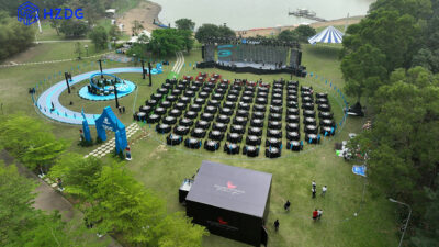 Hệ thống ánh sáng sân khấu ngoài trời cho Flamingo