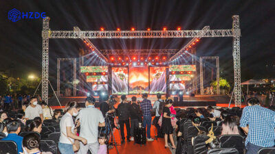 Lắp đặt hệ thống ánh sáng sự kiện ngoài trời tại Phú Thọ