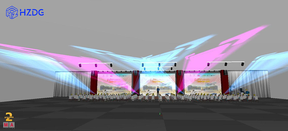 Hệ thống chiếu sáng hội trường doanh nghiệp, công ty