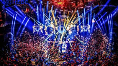 Thi công hệ thống ánh sáng cho Yuejie Live Party